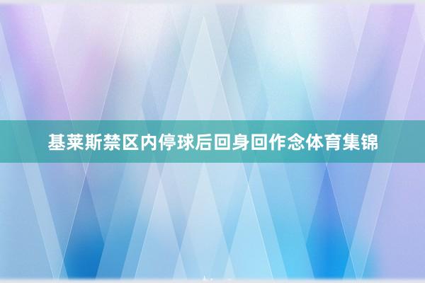 基莱斯禁区内停球后回身回作念体育集锦
