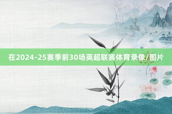 在2024-25赛季前30场英超联赛体育录像/图片