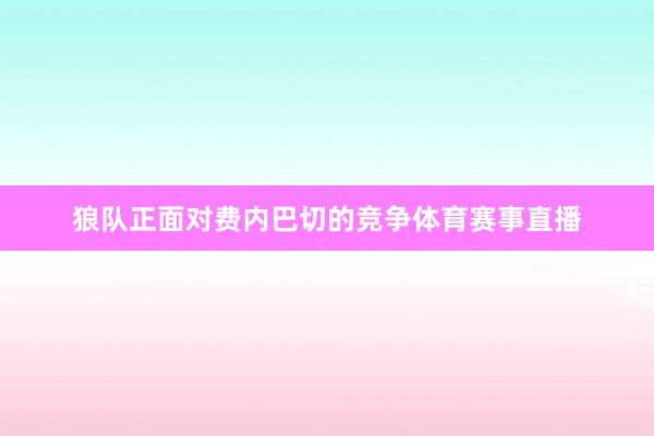 狼队正面对费内巴切的竞争体育赛事直播