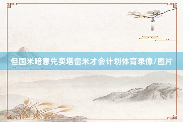 但国米暗意先卖塔雷米才会计划体育录像/图片