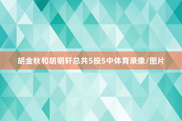 胡金秋和胡明轩总共5投5中体育录像/图片