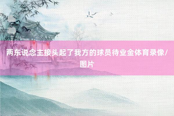 两东说念主接头起了我方的球员待业金体育录像/图片