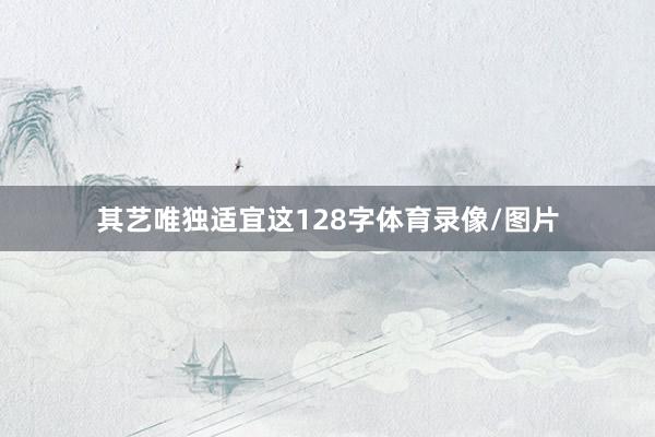 其艺唯独适宜这128字体育录像/图片