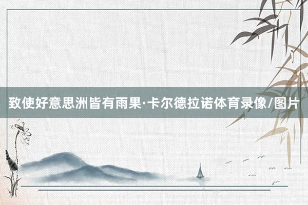 致使好意思洲皆有雨果·卡尔德拉诺体育录像/图片