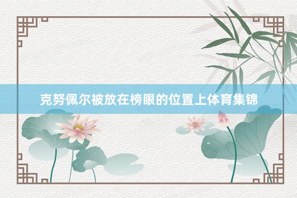 克努佩尔被放在榜眼的位置上体育集锦