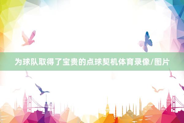 为球队取得了宝贵的点球契机体育录像/图片